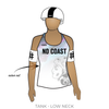 No Coast Derby Girls Travel Team: 2019 Uniform Jersey (White)