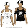 No Coast Derby Girls Travel Team: Reversible Scrimmage Jersey (White Ash / Black Ash)