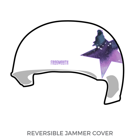 No Coast Junior Derby: Jammer Helmet Cover (White)