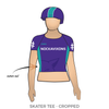 Buxmont Roller Derby Dolls Punishers: Reversible Uniform Jersey (PurpleR/TealR)