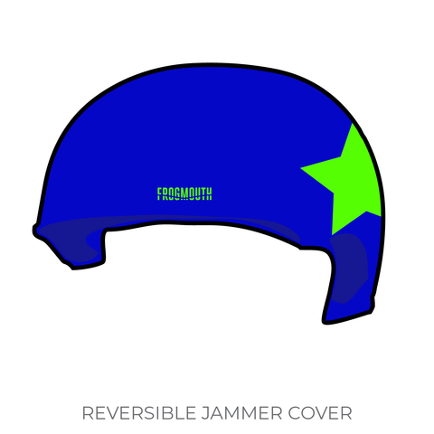 Northshore Roller Derby: 2019 Jammer Helmet Cover (Blue)
