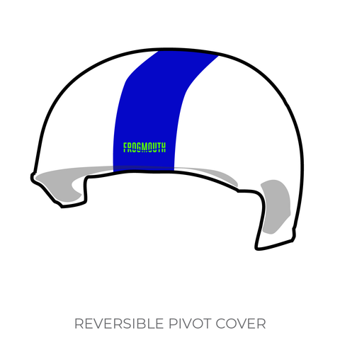 Northshore Roller Derby: 2019 Pivot Helmet Cover (White)