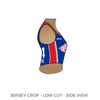 Northwest Arkansas Roller Derby: Reversible Uniform Jersey (WhiteR/BlueR)