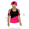Boston Roller Derby Nutcrackers: Reversible Uniform Jersey (BlackR/PinkR)