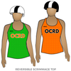 Orange County Roller Derby: Reversible Scrimmage Jersey (Orange Ash / Green Ash)