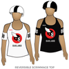 Bay Area Derby Oakland Outlaws: Reversible Scrimmage Jersey (White Ash / Black Ash)
