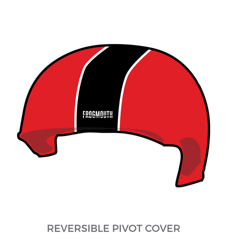 Oil City Roller Derby Oil City Derby Girls: Pivot Helmet Cover (Red)