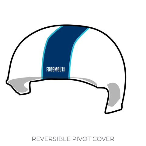 Okinawa Roller Derby: 2019 Pivot Helmet Cover (White)