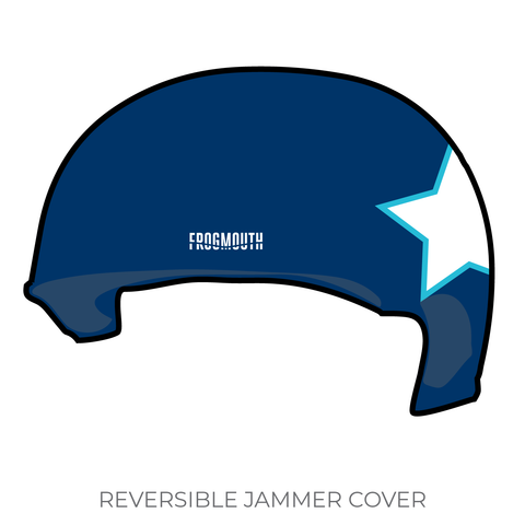 Okinawa Roller Derby: 2019 Jammer Helmet Cover (Blue)