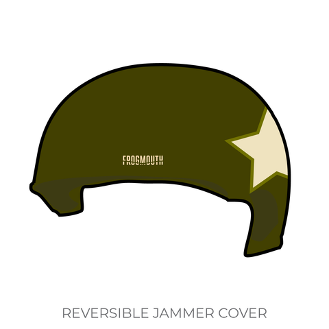 Omaha Roller Derby All Stars:  Jammer Helmet Cover (Green)