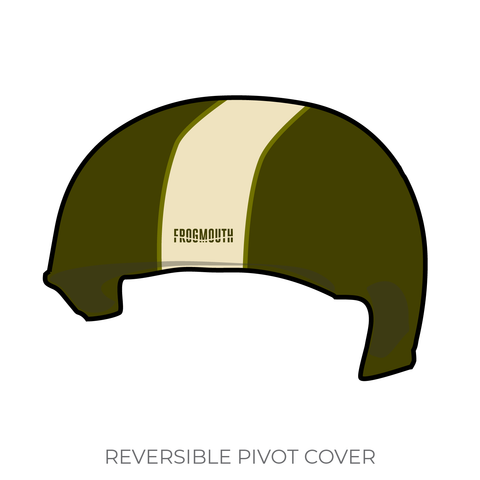 Omaha Roller Derby All Stars:  Pivot Helmet Cover (Green)