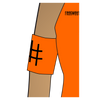 Rage City Roller Derby Orange Crush: Reversible Armbands