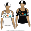 Orangeville Roller Girls: Reversible Scrimmage Jersey (White Ash / Black Ash)