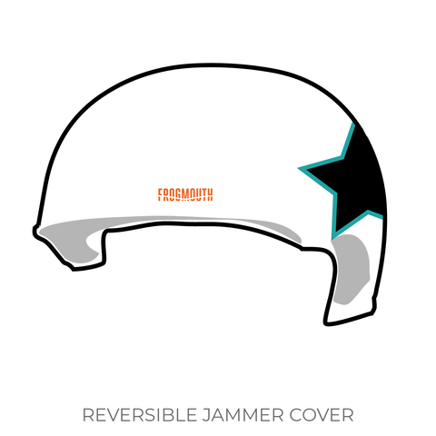 Orangeville Roller Girls: 2019 Jammer Helmet Cover (White)