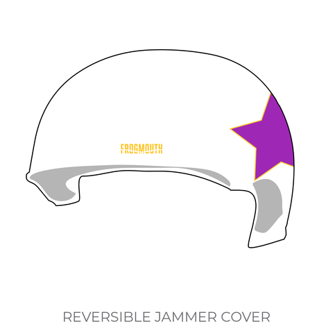 Orlando Roller Derby Ozone Slayers: 2019 Jammer Helmet Cover (White)