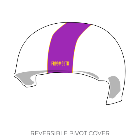 Orlando Roller Derby Ozone Slayers: 2019 Pivot Helmet Cover (White)