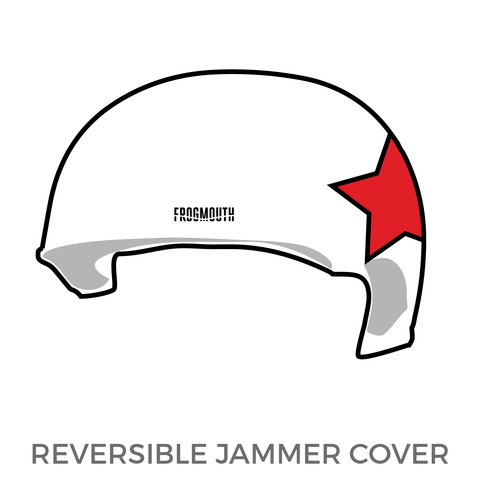 Ottawa Valley Roller Derby: 2018 Jammer Helmet Cover (White)