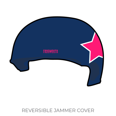 Outlaws Roller Derby: Jammer Helmet Cover (Blue)