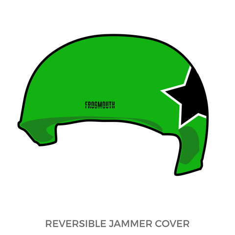 Pacific Roller Derby Hulagans: Jammer Helmet Cover (Green)