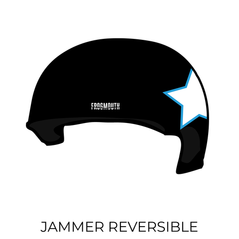 Panhandle United Roller Derby Beach Brawl Sk8r Dolls: Jammer Helmet Cover (Black)