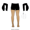Panhandle United Roller Derby Beach Brawl Sk8r Dolls: Uniform Shorts & Pants