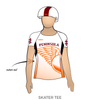 Peninsula Roller Derby Slam Andreas: Reversible Uniform Jersey (RedR/WhiteR)