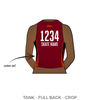 Peninsula Roller Derby Slam Andreas: Reversible Uniform Jersey (RedR/WhiteR)