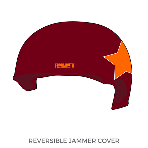 Peninsula Roller Derby Slam Andreas: 2018 Jammer Helmet Cover (Red)