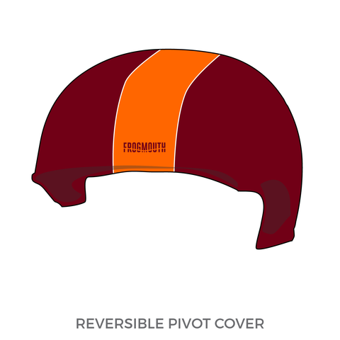 Peninsula Roller Derby Slam Andreas: 2018 Pivot Helmet Cover (Red)