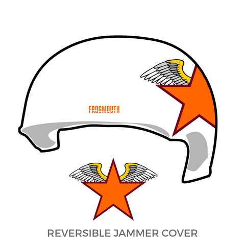 Peninsula Junior Derby: Jammer Helmet Cover (White)