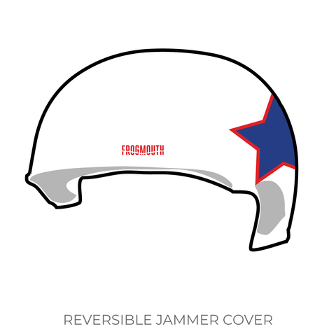 Pensacola Roller Gurlz: 2019 Jammer Helmet Cover (White)