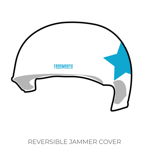 Philly Roller Derby: 2018 Jammer Helmet Cover (White)