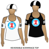Philly Roller Derby: Reversible Scrimmage Jersey (White Ash / Black Ash)
