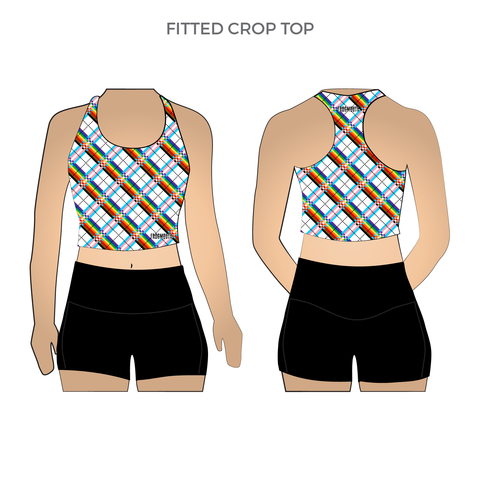 Proud Plaid: Fitted Crop