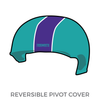 Buxmont Roller Derby Dolls Punishers: Two pairs of 1-Color Reversible Helmet Covers