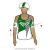 Madison Roller Derby Quad Squad: Reversible Uniform Jersey (WhiteR/GreenR)