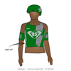 Madison Roller Derby Quad Squad: 2018 Uniform Jersey (Green)