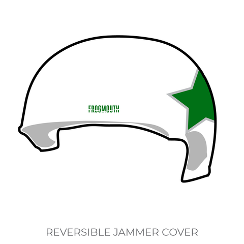 Madison Roller Derby Quad Squad: 2018 Jammer Helmet Cover (White)