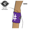 Quad City Rollers Orphan Brigade: Reversible Armbands