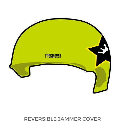 Queen City Junior Roller Derby: 2018 Jammer Helmet Cover (Green)