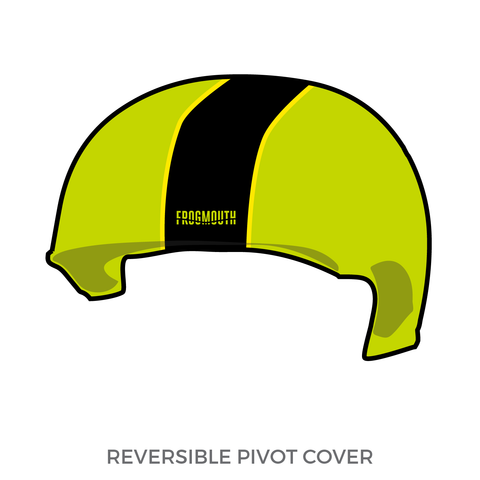 Queen City Junior Roller Girls: 2018 Pivot Helmet Cover (Green)