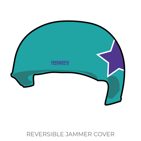 RGV Bandidas: 2019 Jammer Helmet Cover (Teal)