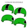 Race City Rebels: Two pairs of 1-Color Reversible Helmet Covers