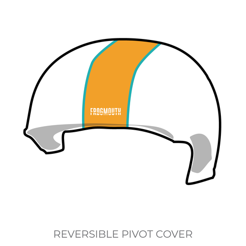 Arch Rival Roller Derby Rebel Skate Alliance: Pivot Helmet Cover (White)