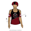 RebelTown Rollers: Reversible Uniform Jersey (BlackR/RedR)