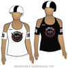 RebelTown Rollers: Reversible Scrimmage Jersey (White Ash / Black Ash)