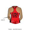 Canberra Roller Derby League Red Bellied Blackhearts: Uniform Jersey (Red)