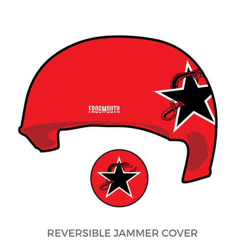 Canberra Roller Derby League Red Bellied Blackhearts: Jammer Helmet Cover (Red)