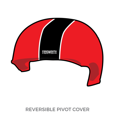 Canberra Roller Derby League Red Bellied Blackhearts: Pivot Helmet Cover (Red)