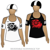 Resurrection Roller Girls: Reversible Scrimmage Jersey (White Ash / Black Ash)